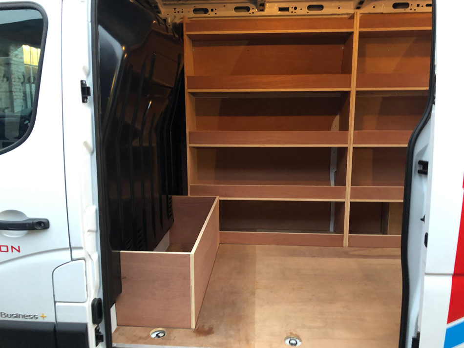 Engineer Van Racking Door Racking Van Racking – DMP Joinery